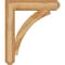 Ekena Millwork Thorton Craftsman Rough Sawn Bracket w/ Offset Brace, Western Red Cedar, 8"W x 34"D x 40"H BKT0806X34X40THR04RWR - alternate 2